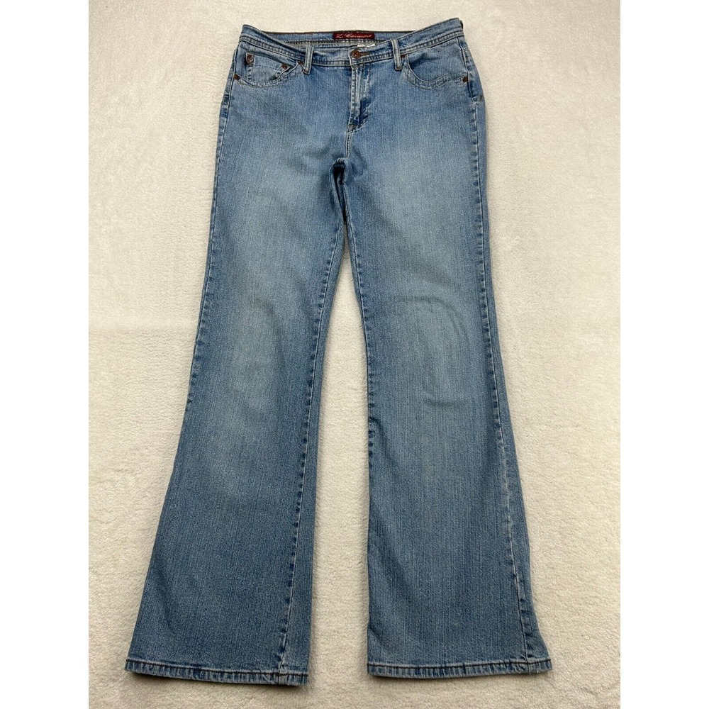 Z Cavaricci VTG Jeans Women 12 Light Wash Blue Boot‎ Cut Y2K  (32x30.5)